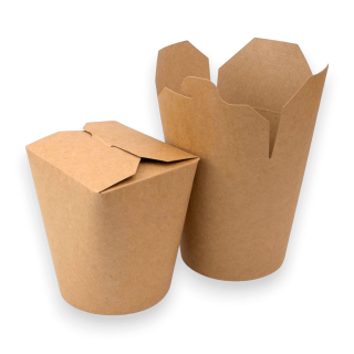 500 Bols à Nouilles 1000ml - Kraft Brun