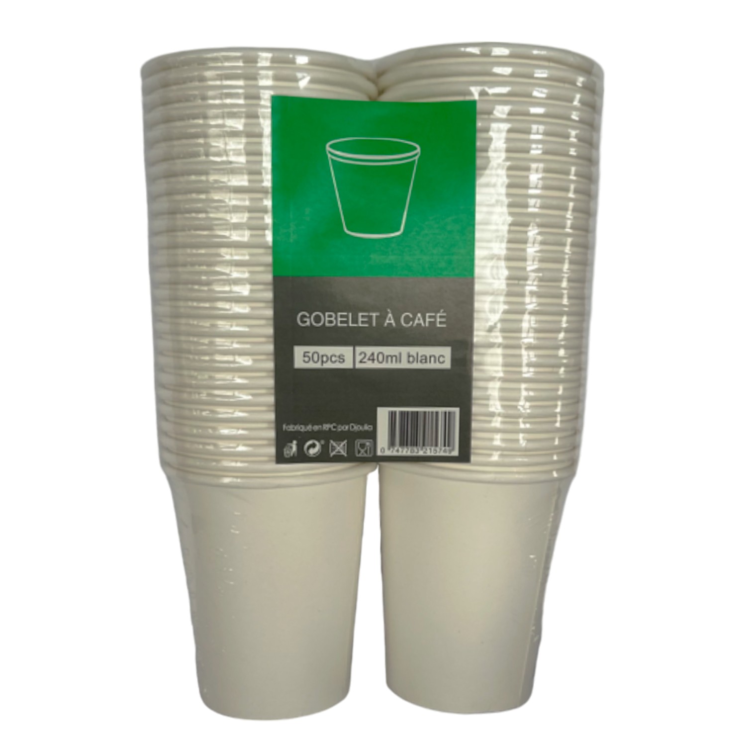 Lot De 1000 Gobelets En Carton - 10cl, 17cl Ou 24cl - Jetables Alimentaires - France
